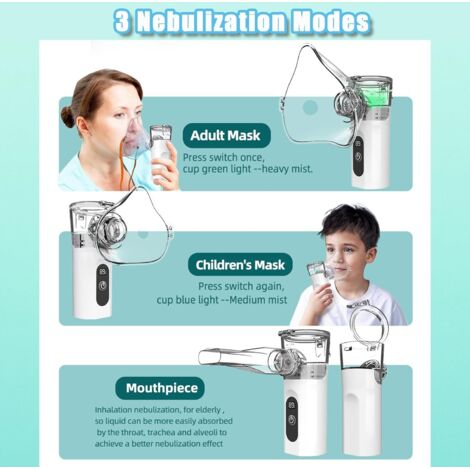 Nébuliseur Inhalateur Omnibus BR-CN116B Rose - Avec Masques