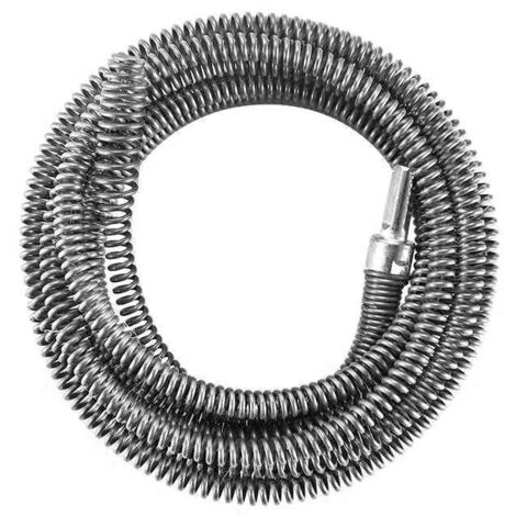 Spirale de nettoyage de drain 4M x 10mm spirale de nettoyage de drain tuyau de drainage nettoyage de tuyau de drainage spirale de nettoyage de tuyau spirale de nettoyage de tuyau spirale spirale de dr (1/5)