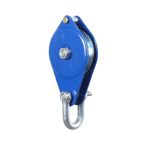 Poulie Simple En Acier Inoxydable - Renvoi CâBle Levage OrientéE Forme U Convient Pour Les Usines Mines L'Agriculture Construction D'Installations éNergéTiques Stockage Fret Capacité Charge 300kg (1/5)
