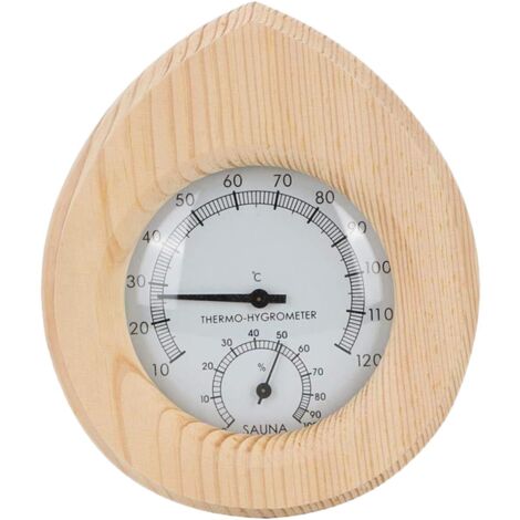 Hygrothermographe De Sauna Testeur De Température Et Humidité Pour Intérieur Outil De Mesure Pour Sauna Salle De Bain Et Incubateurs (1/5)