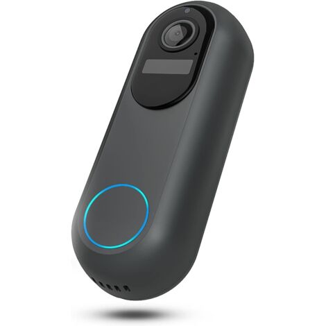 Sonnette vidéo intelligente sans fil, interphone bidirectionnel étanche, vision nocturne, sonnette de porche, sonnette d'appel (1/4)