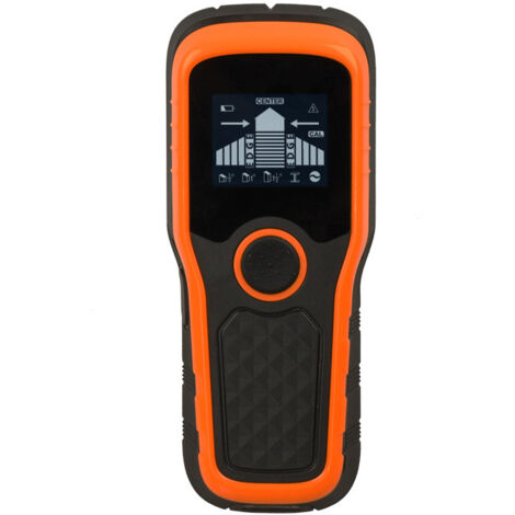 Détecteur de câbles 5 en 1, scanner mural portable pour câbles et métaux avec écran LCD couleur et alarme d'étalonnage. Scanner mural électronique pour trouver le centre et les bords des murs en bois