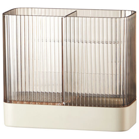 Porte-couverts mural ovale en plastique pour cuillère, fourchette, porte-ustensiles, égouttoir (1/5)