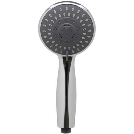 Pommeau de douche, tête de douche, 5 modes, avec tuyaux de 1,5 m, robinet de douche haute pression, économie d'eau de douche ionique démontable, portable, tête de douche, chrome (1/5)