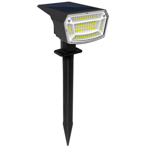 2Pcs Lampe solaire de pelouse Villa cour extérieure imperméable à l'eau lampe d'arbre (1/5)