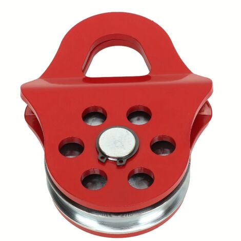 Poulie de Remorquage de Bloc D'arrachement, Bloc D'arrachage de Treuil à capacité de de 4T, Accessoire de Treuil de Récupération Tout-Terrain Robuste pour Camion (1/5)