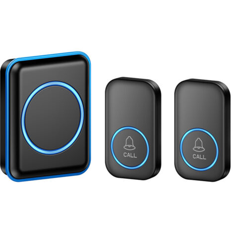 Sonnette de porte sans fil maison télécommande longue distance à travers le mur appelant sonnette électrique Ding Dong deux drag one (1/5)