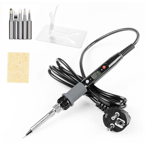 Kit de soudage pour écran LCD avec interrupteur marche/arrêt et régulateur de température réglable, chauffage rapide, thermostat en céramique, ensemble de 7 pièces (1/5)