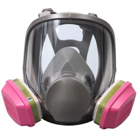 Masque Respiratoire, Masque Respiratoire RéUtilisable 6800 avec Filtres, AntibuéE, Respirateur Contre les Vapeurs Organiques (1/5)