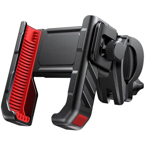 Support de téléphone pour vélo, anti-vibrations et anti-chocs, pour moto, fixation rapide 1S, support universel pour guidon de vélo, compatible avec iPhone 16/15/14 et Samsung S24/S23 (1/5)