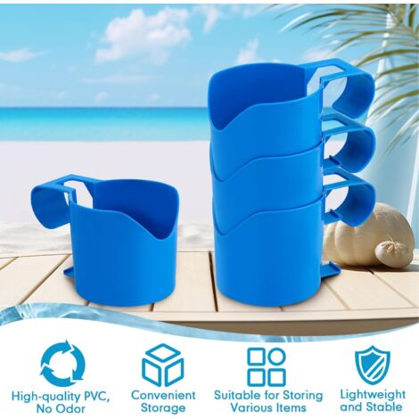 Porte-Boisson Gonflable Cocotier Porte-Gobelets Gonflable Pour Piscine
