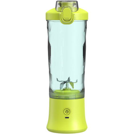 Blender Portable, 600ml Blender Smoothie avec 6 Lames, 4000mAh Fresh Juice Blender Donne 20 Tasses de Jus pour Voyage Cuisine Bureau Extérieur (1/5)