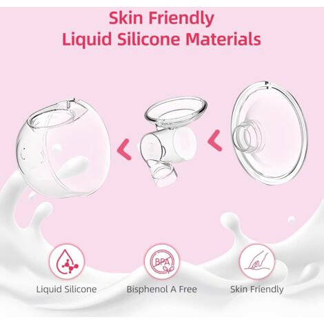 Tire-Lait Électrique Main Libre – Double Canal Anti-Reflux, 2 Modes 9 Niveaux, Silencieux, Rechargeable LED – Confort Optimal
