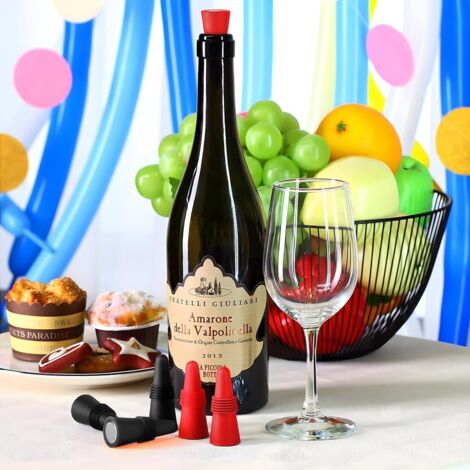 Bouteille Vin Rouge 10 Piu00e8ces Bouchons De Vin En Silicone Bouchons De Vin Bouchon De Bouteille De Vin Rouge