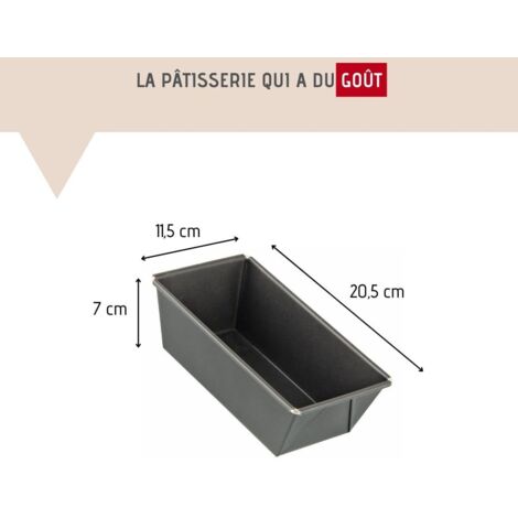 VIDETOL 4 Pièces Moule Gateau Rectangulaire, 34 x 24 x 6 cm/32 x 22 x