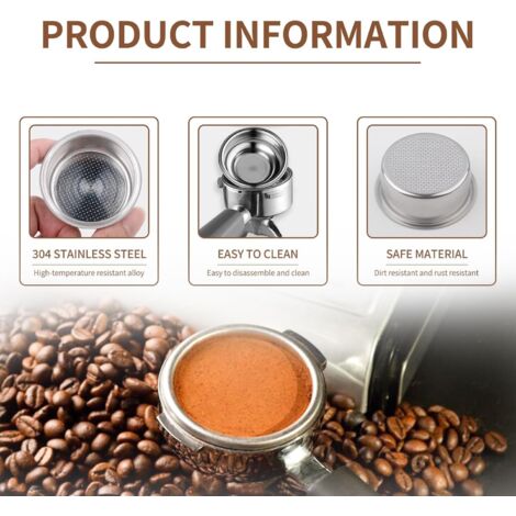 Panier Filtrant à Café 58 Mm 1 Tasse Sans Pression Pour Porte-Filtre E61 - Compatible Rancilio Silvia Et Autres