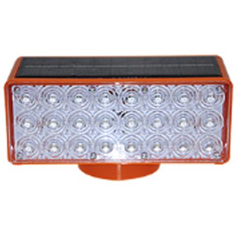 Feu stroboscopique solaire pour voiture, gyrophare de signalisation