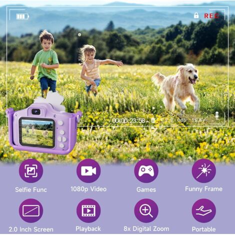 Digital Camera Appareil Photo Pour Enfants, 2,0 Pouces 1080P Selfie Digital Kids 703785