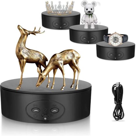JOYWE Plateau Tournant électrique, Présentoir Rotatif électrique, Photo