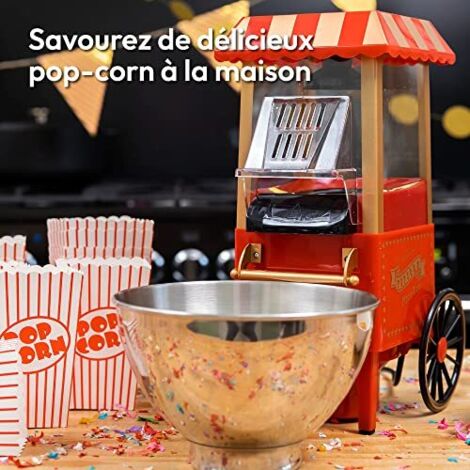 Gadgy Machine à Pop-corn - Appareil Air Chaud Rapide Sans Huile, San
