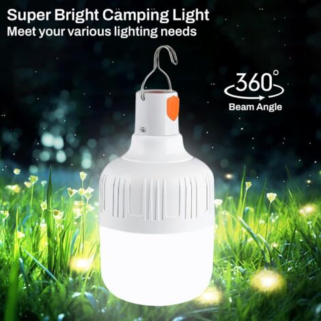 RUI Lampe de Camping LED Magnétique Rechargeable Par USB 300 Lumen