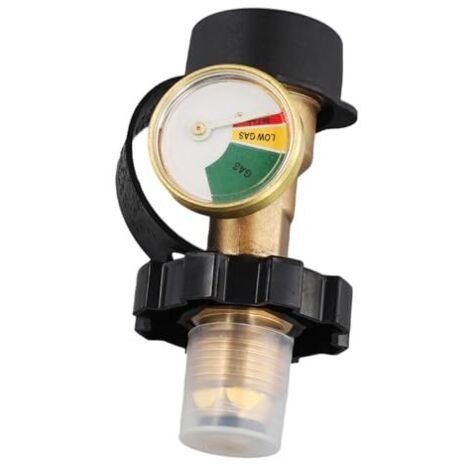 Régulateur De Valve Z 6000 PSI – M18x1.5 Avec Jauge – Pour Réservoir Air, Pistolet PCP, Plongée – Version Courte