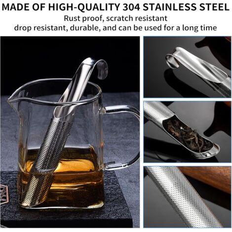 2 Pièces Infuseur à Thé, Filtre à Thé Trou Fin Acier Inoxydable Filtre The Pour Tasse Infuseur A The Avec Poignee Pliable Et Couvercle Universel Passoire A The Pour Theiere Mug Tasse 89533004
