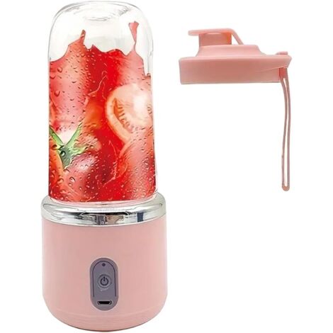 Blender Portable 14 Oz – Mélangeur Smoothie USB Rechargeable, 6 Lames, Tasse Emportable – Idéal Sport, Voyage, Maison - 8