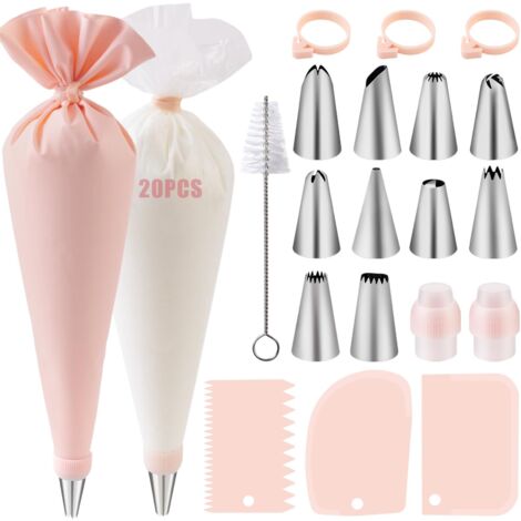 Kit Poche à Douille Patisserie 66 Pièces - Accessoires Pâtisserie Professionnels Pour Débutants