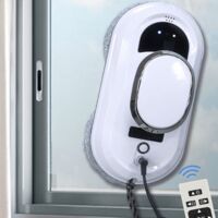 Robot lave-vitres électrique 5600Pa – Nettoyage automatique pour vitres jusqu'à 1m² en 4 min – Protection anti-chute intégrée