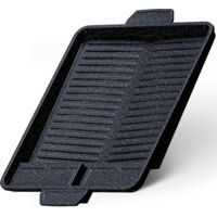 Plaque de Gril Réhausse pour réchaud à gaz, poêle Grill antiadhésive pour réchaud de Camping, Plancha pour BBQ, Camping et Barbecue à gaz, Accessoires pour réchaud de Camping, réhausse de Gril