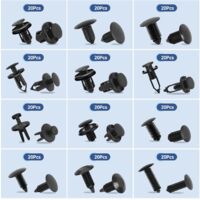 Kit De 635 Clips Et Rivets Plastique Pour Voiture – 16 Tailles Universelles Avec Outil De Démontage
