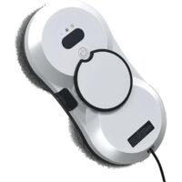 Robot lave-vitres intelligent avec pulvérisation automatique – Aspiration 5600 Pa – Système de sécurité – Télécommande – 3 modes de nettoyage