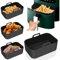 Pot en silicone pour friteuse à air – Résistant jusqu'à 230 ℃ – Circulation optimale de l'air – Antiadhésif et réutilisable