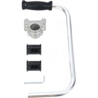 Lawn Mower Handle, String Trimmer Handle Extension, Ergonomic Edger Attachment Stainless Steel Trimmer, Comfortable Lawn Care Tool, for Efficient and Edging