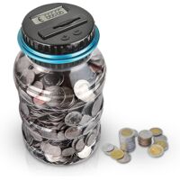 Tirelire électronique Avec Compteur LCD - Grande Capacité 1,8L, Pour Enfants Et Adultes