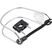 Support de bouée de sauvetage en acier inoxydable – Réglable pour bouées en fer à cheval et anneaux – Installation simple et légère
