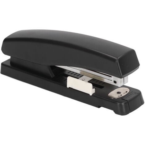 Agrafeuse pivotante bureau avec réservoir 210 agrafes, ABS noir pour école et bureau. (1/5)