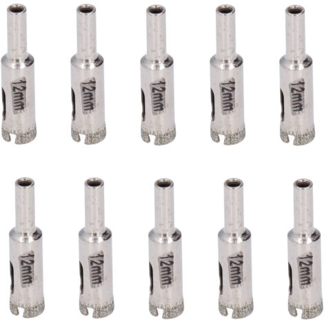 Foret Carrelage Céramique 12mm - Lot de 10 - Haute Précision et Durabilité