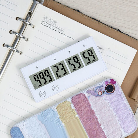 Minuteur Digital Compact avec Écran Tactile pour Cuisine, Études, Examens et Bureau - Moderne et Pratique