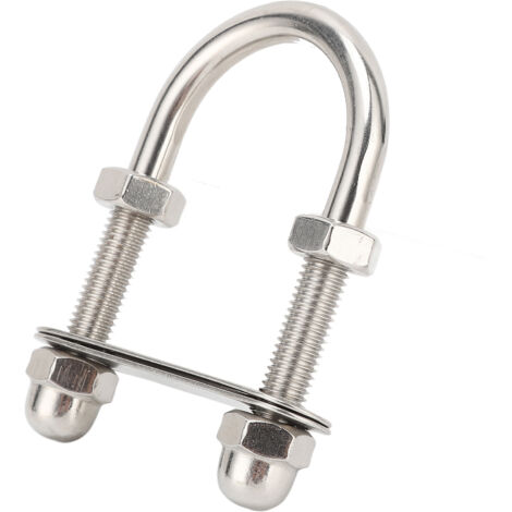 Boulons en U pour Bateau en Acier Inoxydable 316 Poli Miroir, Accessoires Marine Yacht M10x95x45mm