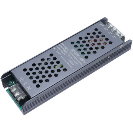 Produktbild von 48V LED Netzteil 300W 6.25A – PWM-geregeltes Schaltnetzteil AC180-250V Für LED-Streifen & Beleuchtung (Alu-Gehäuse, Selbstkühlend)