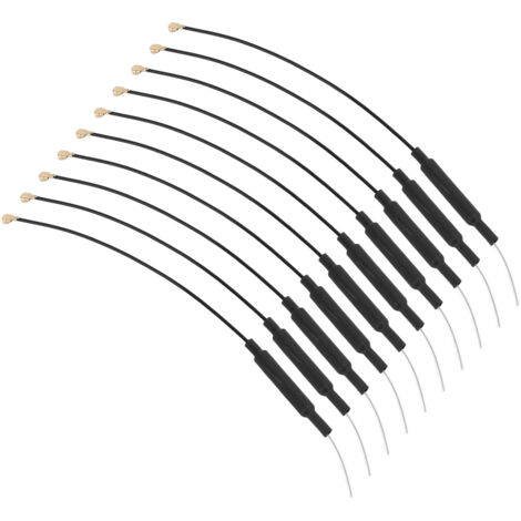 Lot De 20 Antennes Récepteur 2.4G – Port IPEX, 15cm, Compatible FrSky Et Futaba, ABS, Gain 2.0 – Pour RC Drone Et Avion