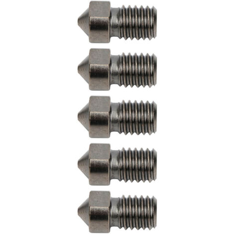 5 Pièces Buses en Acier Trempé pour Imprimante 3D - Diamètre 0.5mm ...