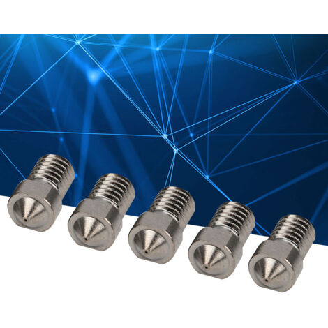5 Pièces Buses en Acier Trempé pour Imprimante 3D - Diamètre 0.5mm ...