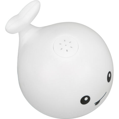 Jouet de Baleine Flottante pour le Bain avec Jet d'Eau et Éclairage LED, Induction Sans Contact, Étanche et Sécuritaire (1/5)
