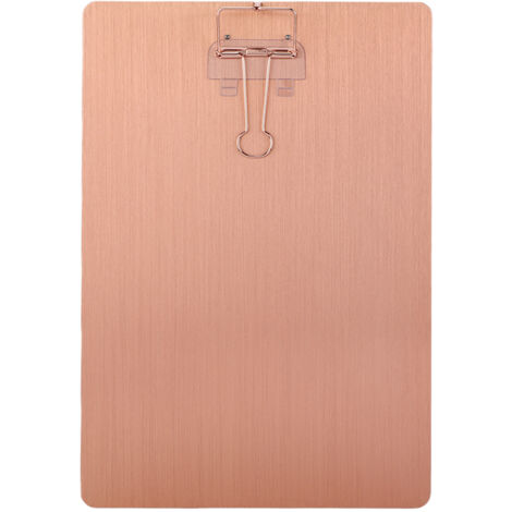Planche à Dessin en Métal Doré Rose Antidérapante pour Artistes - Support Portable pour Peinture et Écriture