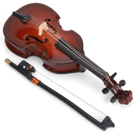 Mini Instruments de Musique en Bois pour Décor Maison - Ornements 10cm Idée Cadeau