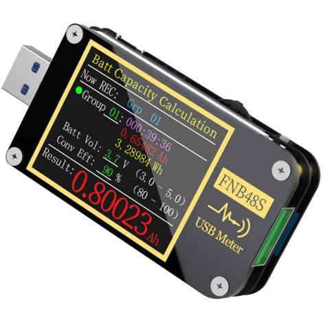 FNB48 USB-Spannungsmesser Mit Bluetooth – Multifunktionaler Schnellladetester Mit Echtzeitdaten