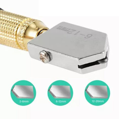 5PCS Disque Diamanté pour Découpe Verre Huilé avec Manche Antidérapant, Outil Professionnel Vitrage et Miroiterie